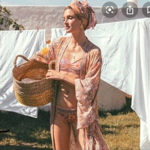 RARE Spell & the Gypsy Collective Lady Amethyst Kimono Robe